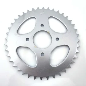 Novinka Rozeta Presto hliníková 40 zubů, 4 otvory pro KTM 505, Garelli Cross 40, Hercules Prima 1, 2, 3, 4, 5, 6, MP MF M HR Hobby Rider, P MX SX, Optima Pronto, Presto, Zündapp A 25 Automatic typ 460-01, 460-02