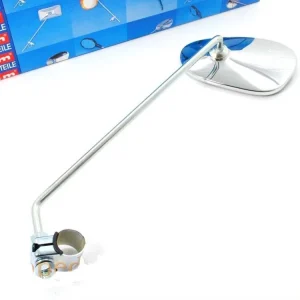 Hromadná Objednávka Zrcátko Bumm na řídítka, zahnuté, 120x75 mm, 265 mm, s objímkou 22 mm, pro Zündapp, Hercules, Kreidler, Miele, DKW, NSU, Gritzner, Puch