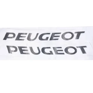 Garance Vrácení Peněz Černá samolepka 310 mm x 30 mm pro Peugeot moped, moped