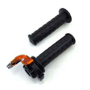 Profesionální Kovová plynová rukojeť 150 mm černá pro Zündapp, Kreidler, Hercules, Puch, KTM