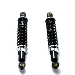 Nejlepší Volba Tlumič černý hydraulický 260 mm, s 10 mm silentbloky, 5polohově nastavitelný pro Kreidler Flory, Zündapp, Hercules, Puch, Simson, Miele, DKW, NSU