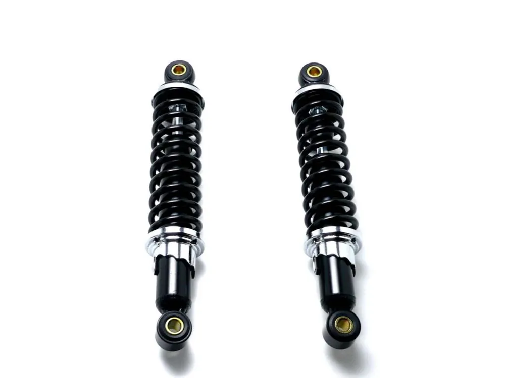 Nejlepší Volba Tlumič černý hydraulický 260 mm, s 10 mm silentbloky, 5polohově nastavitelný pro Kreidler Flory, Zündapp, Hercules, Puch, Simson, Miele, DKW, NSU