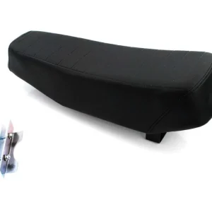Černé sedlo 500x170x160 mm pro Hercules Prima M L 50, Kreidler Flory MF MP, Puch Maxi X, Simson SR SL, Zündapp ZR ZL ZA ZX ZD ZS, Honda Camino, Peugeot 103 101 102 104, Garelli Europed, KTM, DKW, Rixe, Sachs, Motobecane, Mobylette Horká Nabídka
