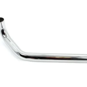 Výfuková příruba ocel 28 mm 350 mm chrom pro Hercules Prima, KTM, DKW, Rixe Moderní