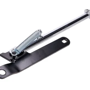 Ověřený Boční stojan ocelový 340 mm chrom černý pro Zündapp, C 50 Sport, GTS, KS, CS, CX