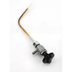 Palivový kohout, kovový, černý, pro Piaggio Citta, Ciao L, SC, P, PX, Puch 1L, Zündapp Automatic Moped typ 442, 444 Dokud Zásoby Vydrží