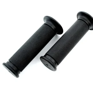 Exkluzivní Gripy černé 22/24 mm 125 mm pro Zündapp GTS C 50 Sport, KS Combinette 442, 444, ZA A, Kreidler Florett, Flory MF, Hercules Prima M, Puch Maxi, KTM, DKW, Rixe, Miele moped, moped