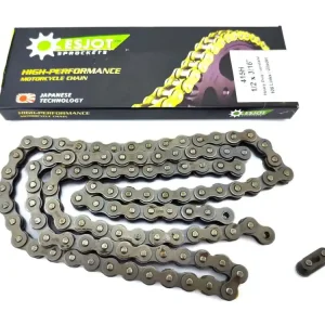 Řetěz Esjot, ocelový, 106 článků, typ 415, pro Hercules HR 2, Hobby Rider M1, M2, M4, M5, Prima 2S, 3S, 5, 4S, 5S, SX, Puch Maxi X, DS 50-4, 50-V, Superia s motorem Viktoria Aristocrat 3V, Convair DKW Sport Violetta 128, 158, Express Carino Victoria… Výprodej