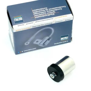 Kondenzátor Beru se šroubovým připojením 18 mm x 23 mm pro Zündapp Automatic Moped, ZA, ZB, ZD, TS, ZR, CS, CX, Hai, GTS, C, Hercules MX, Prima, M, Kreidler Florett, Flory, MF, Puch Moped Novinka