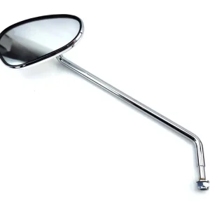 Novinka Zrcátko bumm levé M8 chrom pro Kreidler, Florett, Florett vejčitá nádrž