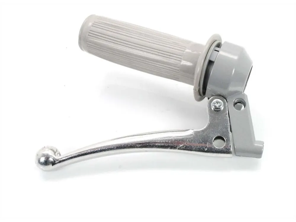 Nejlepší Volba Plynová rukojeť, šedý hliník, 22 mm 105 mm 28 mm, pro Zündapp, Kreidler, Hercules, Puch, DKW, KTM, moped, moped, mokick