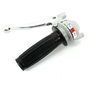 Víkendová Akce Řadicí páka 2-stupňová šedo-stříbrná pro Zündapp Bergsteiger M 25, 50, ZR Z, Sachs 504, 505, Hercules Prima, M, KTM, DKW