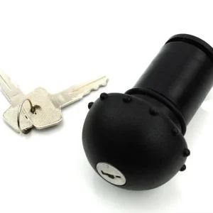 Víčko nádrže uzamykatelné černé 55 mm x 32 mm se 2 klíči pro Piaggio Ciao, Peugeot 103 Ihned K Objednání