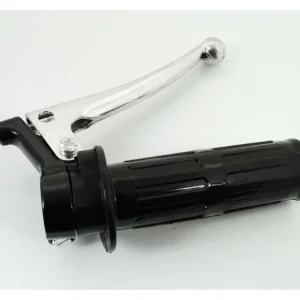 Hliníkové černé těleso plynové rukojeti s leštěnou brzdovou pákou pro Hercules, Zündapp, Kreidler, Puch, DKW, KTM, Rixe Pouze Dnes