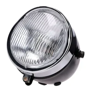 Prémiový Černý světlomet pro Puch Maxi-N, Maxi