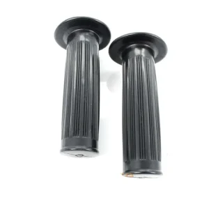 Profesionální Gumové gripy černé 22 mm 105 mm (2 kusy) pro Zündapp GTS, KS, C 50 Sport, Kreidler, Hercules
