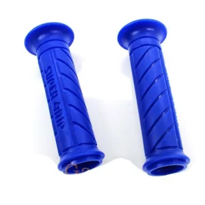 Gripy gumové modré 130 mm 22/24 mm pro Zündapp, Kreidler, Hercules, Puch, Simson, Piaggio, Peugeot, Yamaha, MBK Levný