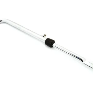 Akční Cena Držák výfuku chrom nastavitelný 325–470 mm otvor 10 mm pro Zündapp, Kreidler, Hercules, Puch, DKW, KTM