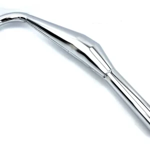 Velkoobchod Závodní výfuk, chrom, přírubové připojení 32 mm, délka 820 mm, průměr tlumiče 51 mm, průměr baňky 90 mm, pro Hercules, DKW