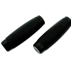 Celosvětová Doprava Gripy černé 22/24 mm 125 mm pro Zündapp GTS C 50 Sport, KS Combinette 442, 444, ZA A, Kreidler Florett, Flory MF, Hercules Prima M, Puch Maxi, KTM, DKW, Rixe, Miele moped, moped