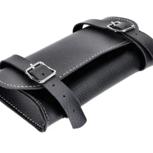 Taška na nářadí, sedlová brašna černá 140x80 mm pro Piaggio, Vespa Ciao, Si, Bravo, Boxer, Grillo, Moped, Mokick, jízdní kolo Kup Teď