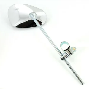 Limitovaná Edice Zrcátko Bumm chrom s objímkou, zmenšovací sklo pro Zündapp, Kreidler, Hercules, Miele, DKW, NSU, Horex, Puch, Gritzner