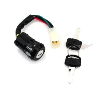 Vrácení Zdarma Zámek zapalování 6pinový s montážním držákem a 2 klíči pro Honda MT 5, 50, MB 50