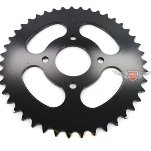 Výhodná Nabídka Rozeta Esjot ocelová 43 zubů černá se 4 otvory pro Hercules Prima 1, 2, 3, 4, 5, 6, MP MF M HR Hobby Rider, P MX SX, Optima Pronto, Presto, Garelli Cross 40, KTM 505 Automatic, 2 rychlosti, Zündapp A 25 Automatic Type 460-01, 460-02