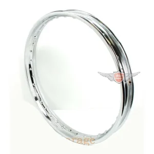 Výprodej Chromovaný ráfek 1,4 x 17 palců 36 děr 6,5 mm pro moped, moped, mokick, KKR