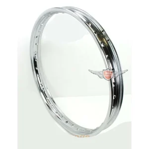 Chromovaný ráfek 1,20 x 17 palců, 36 děr, 6,5 mm pro moped, moped, mokick Akce