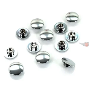 Krytky na hlavy šroubů s vnitřním šestihranem M6, chrom, 12 kusů, pro Moped Mokick Koupit Online