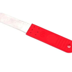 Limitovaná Edice Spárová měrka ELDI ocelová 0,40 mm červená pro Hercules, Zündapp, Kreidler, Miele, DKW, KTM, moped, moped, mokick