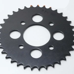 Ruční Výroba Rozeta Esjot ocelová 35 zubů černá pro Hercules MK 3 M, 4 5 M