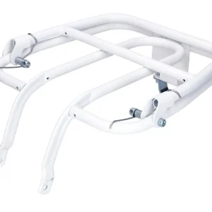 Přední nosič zavazadel Moto Nostra pro Piaggio Ciao - bílý Záruka V Ceně