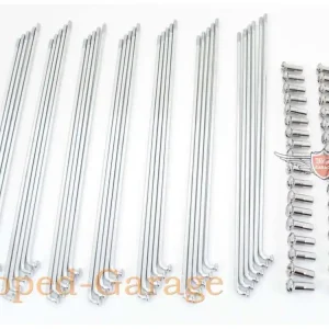 Nakupujte Hned Špice chrom 156 mm s niplem (36 kusů) pro Yamaha, FS 1 DX