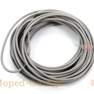 Kabel šedý 0,5 qmm 5 m pro Zündapp, Kreidler, Hercules, Puch, KTM, Rixe, Miele, moped, moped, mokick, skútr Must-Have