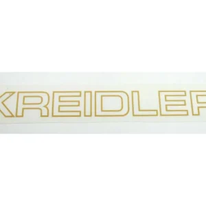 Velkoobchod Zlatá samolepka 200mm x 22mm pro Kreidler Florett, Flory, MF, MP