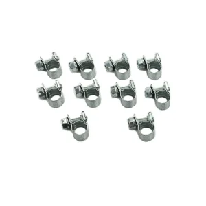 Sada hadicových spon / šroubovacích spon na palivovou hadici, 10 kusů, pro Hercules moped moped mokick Profesionální