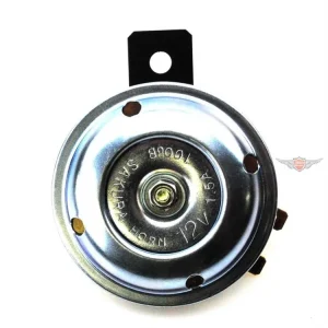 Klakson chrom 12V 1,5A 100dB 60mm pro moped, moped, mokick Aktuální
