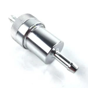 Aktuální Palivový filtr hliníkový 6,5 mm 76 mm pro Zündapp, Kreidler, Hercules, Puch, Miele, Simson, DKW, KTM, moped, moped, mokick