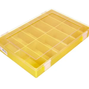Must-Have Třídicí box Hünersdorff, Classic (225x335x55mm) 12 přihrádek, žlutá, polystyren