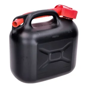 Autentický Kanistr na benzín 5 l Hünersdorff černý