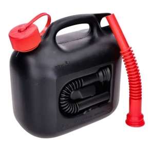 Kanystr na benzín 5 l Hünersdorff Premium (homologace UN), černý Speciální Cena