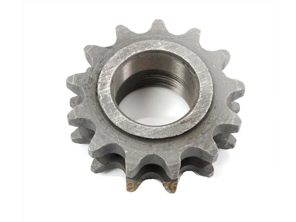 Pastorek ocelový 13 zubů, vnitřní průměr 26 mm, celková šířka 23 mm, šířka pastorku 4,5 mm, pro Mobylette 40TL, 140 TL, N 150 50S, 50L, 50 VS, VL, Motobecane, MBK 51 Celosvětová Doprava