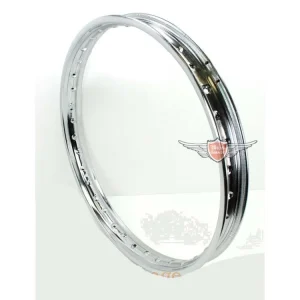 Chromovaný ráfek 1,40 x 16 palců 36 děr pro Moped, Moped, Mokick, lehký motocykl Vysoce Kvalitní