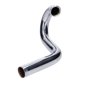 Výfuková příruba zvýšená 32 mm 320 mm chrom pro Hercules K 50 RX, RE, SB, DKW, KTM Aktuální