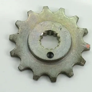 Hit Sezóny Pastorek Esjot ocelový 14 zubů 15,4 x 12,8 mm pro Kreidler, Flory MF 30, 2, 4, MP1, MP 2