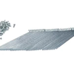 Nejprodávanější Chromované paprsky 145 x 2,9 mm s niplem (36 kusů) pro Moped, Moped, Mokick