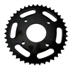 Rozeta Esjot ocelová 42 zubů černá pro Hercules, K 180 BW, DKW, KTM, Rixe Luxusní