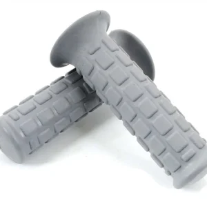 Kup Teď Gripy LUSITO, gumové, šedé, 22/24 mm, 110 mm, pro Zündapp GTS, KS, C 50 Sport, Kreidler, Puch, Miele, Rixe, DKW, KTM, Hercules